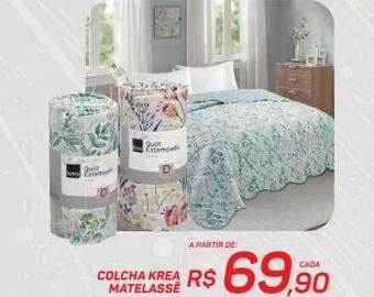 GBarbosa Colcha krea matelassê oferta
