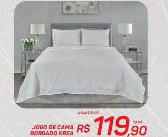 GBarbosa Jogo de cama bordado krea oferta
