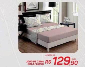 GBarbosa Jogo de cama krea flores oferta