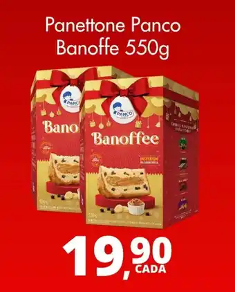 Delta Supermercados Panettone Panco Banoffe 550g oferta