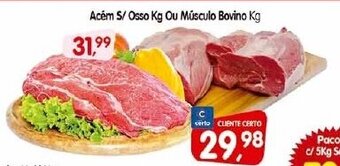 Cercadão Acem s/ Osso 1kg ou Musculo Bovino 1kg oferta