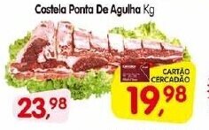 Cercadão Costela Ponta de Agulha 1kg oferta