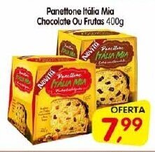 Panettone Italia Mia Choc ou Frutas 400g