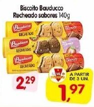 Cercadão Biscoito Bauducco Recheado Sabores 140g oferta