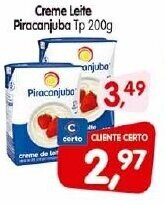 Cercadão Creme Leite Piracanjuba tp 200g oferta