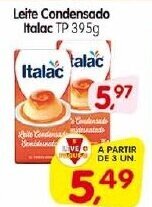 Cercadão Leite Condensado Italac TP 395g oferta