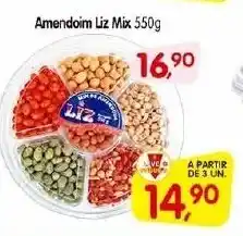 Cercadão Amendoim Liz Mix 550g oferta
