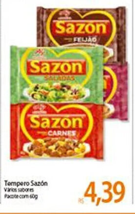 Atacadão Tempero Sazon 60g oferta