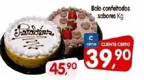 Cercadão Bolo Confeitados Sabores 1kg oferta