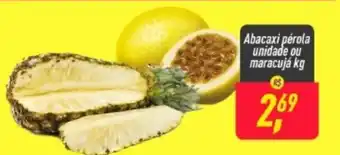 Frangolândia Abacaxi Perola unidade ou maracuja 1kg oferta