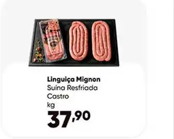 Zaffari Linguiça mignon suina resfriada castro kg oferta