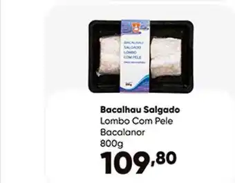 Bacalhau salgado lombo com pele bacalanor