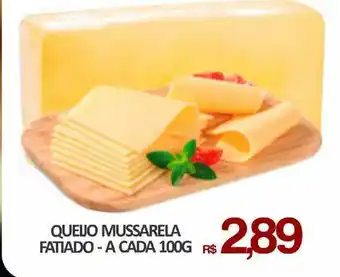 Verona Supermercados Queijo Mussarela Fatiado 100g oferta