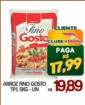 Verona Supermercados Arroz Fino Gosto Tp1 5kg oferta