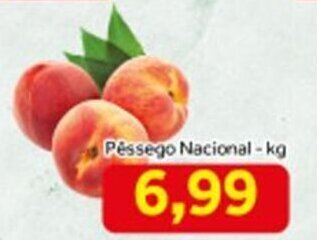 Shibata Supermercados Pessego Nacional 1kg oferta