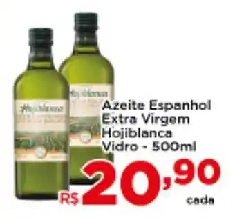 Shibata Supermercados Azeite Espanhol Extra Virgem Hojiblanca vidro 500ml oferta
