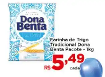 Farinha de Trigo Tradicional Dona Benta 1kg