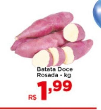 Shibata Supermercados Batata Doce Rosada 1kg oferta