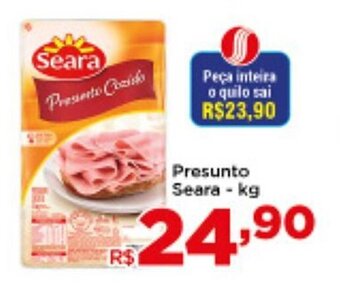 Shibata Supermercados Presunto Seara 1kg oferta