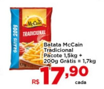 Shibata Supermercados Batata mcCain tradicional Pacote 1.5kg oferta