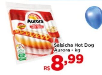 Shibata Supermercados Salsicha Hot Dog Aurora 1kg oferta