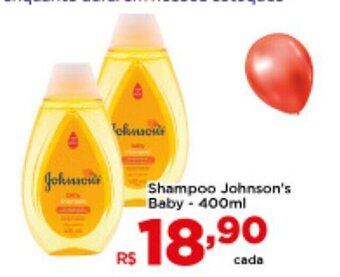 Shibata Supermercados Shampoo Johnson's Baby 400ml oferta