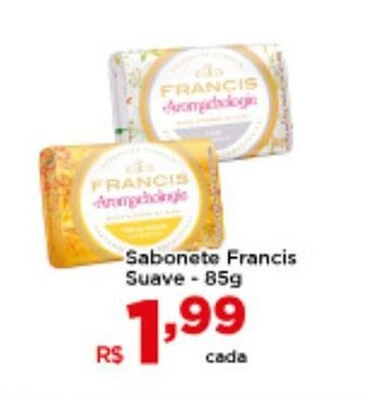 Shibata Supermercados Sabonete Francis Suave 85g oferta