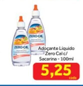 Shibata Supermercados Adocante Liquido Zero Cal c/ Sacarina 100ml oferta