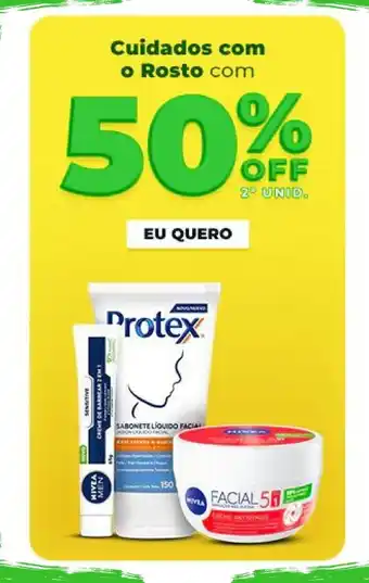 Cuidados com o Rosto com 50% Off