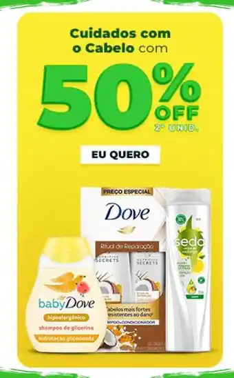 Pão de Açúcar Cuidados com o Cabelo com 50% Off oferta