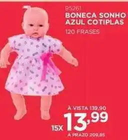 Boneca sonho azul cotiplas