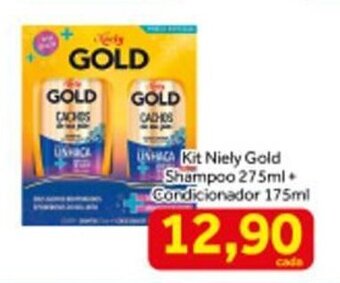 Shibata Supermercados Kit Niely Gold Shampoo 275ml + Condicionador 175ml oferta