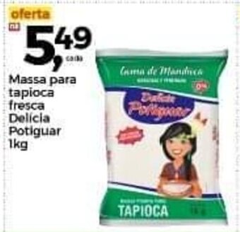 Frangolândia Massa para tapioca fresca Delicia Potiguar 1kg oferta