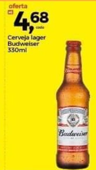 Frangolândia Cerveja lager Budweiser 330ml oferta