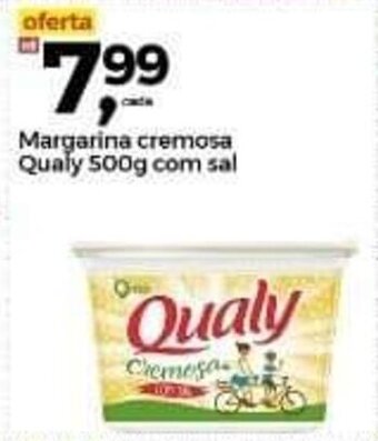 Margarina cremosa Qualy 500g com sal