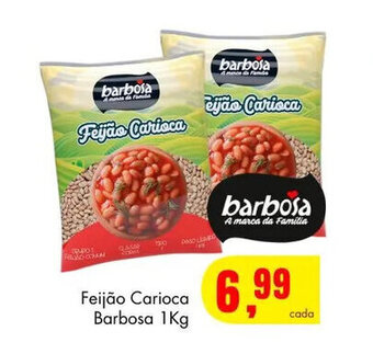 Barbosa Supermercados Feijao Carioca Barbosa 1kg oferta
