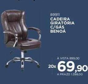 Benoit Cadeira giratória c gás benoá oferta