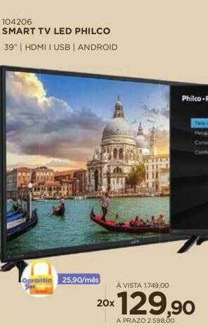 Benoit Smart tv led philco oferta