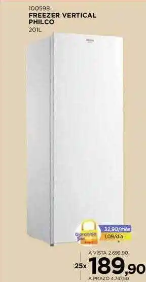 Benoit Freezer vertical philco oferta