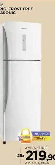 Benoit Frig. frost free panasonic oferta