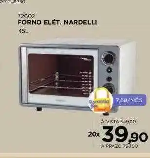Benoit Forno elét. nardelli oferta