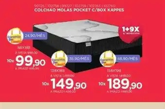 Benoit Colchao molas pocket c box kappes oferta