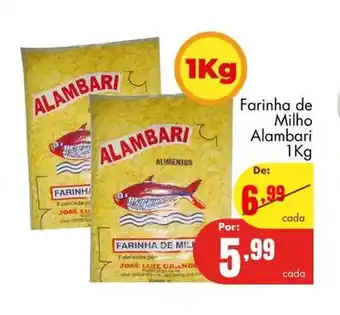 Barbosa Supermercados Farinha de Milho Alambari 1kg oferta