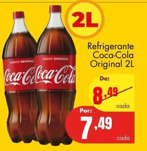 Barbosa Supermercados Refrigerante Coca Cola Original 2L oferta