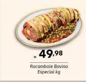 Supermercados Rondon Rocambole bovino especial oferta