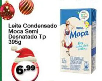 Chama Supermercados Leite Condensado Moca Semi Desnatado TP 395g oferta
