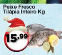 Peixe Fresco Tilapia Inteiro 1kg