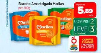 Nordestão Biscoito amanteigado marilan oferta