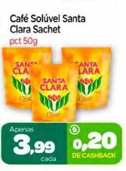 Nordestão Café solúvel santa clara sachet oferta