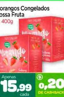 Nordestão Morangos congelados nossa fruta oferta